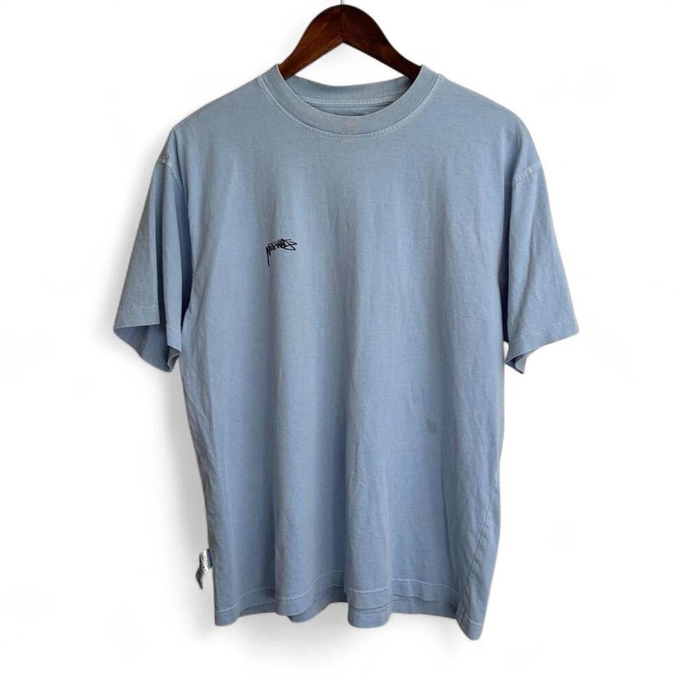 Stussy Inside Out Logo Tee Streetwear Mens M Skater Reversed Surf Summer